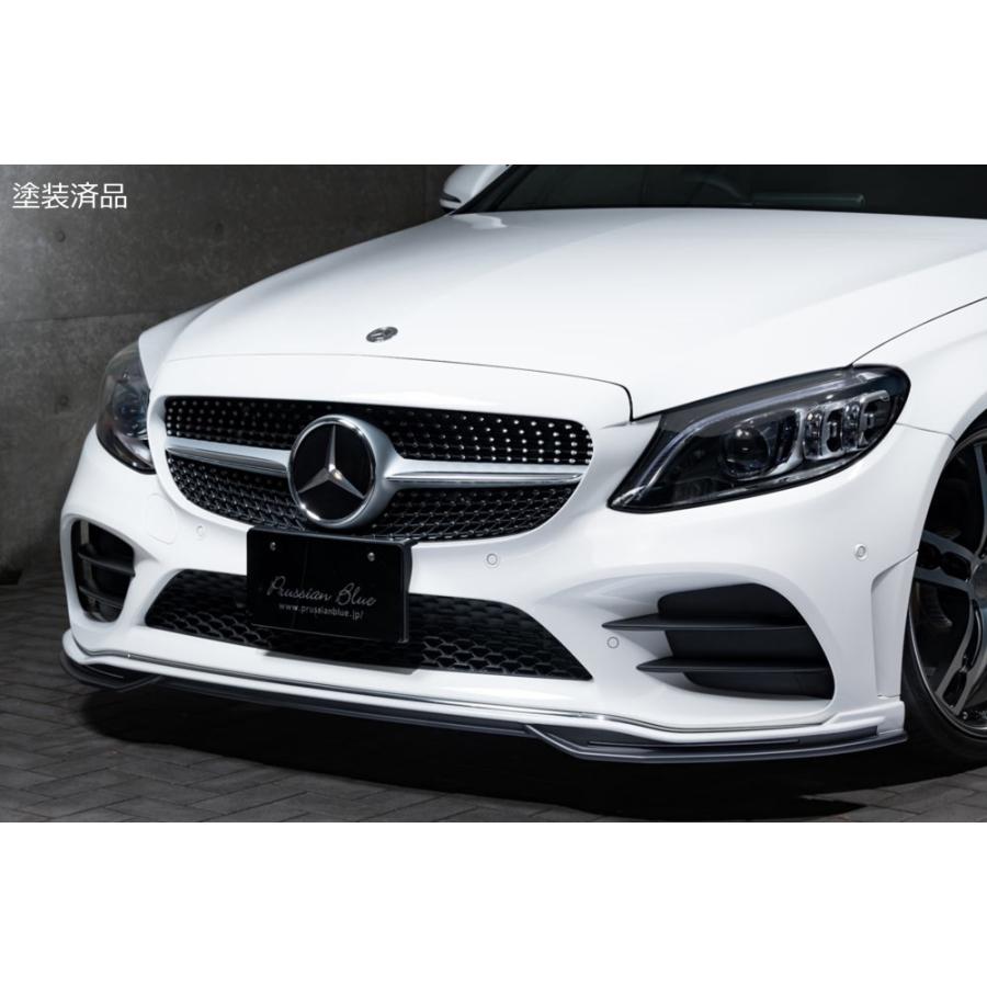 M'z SPEED 【未塗装品】[ベンツ Cクラス W205 AMG Line]プルシアン