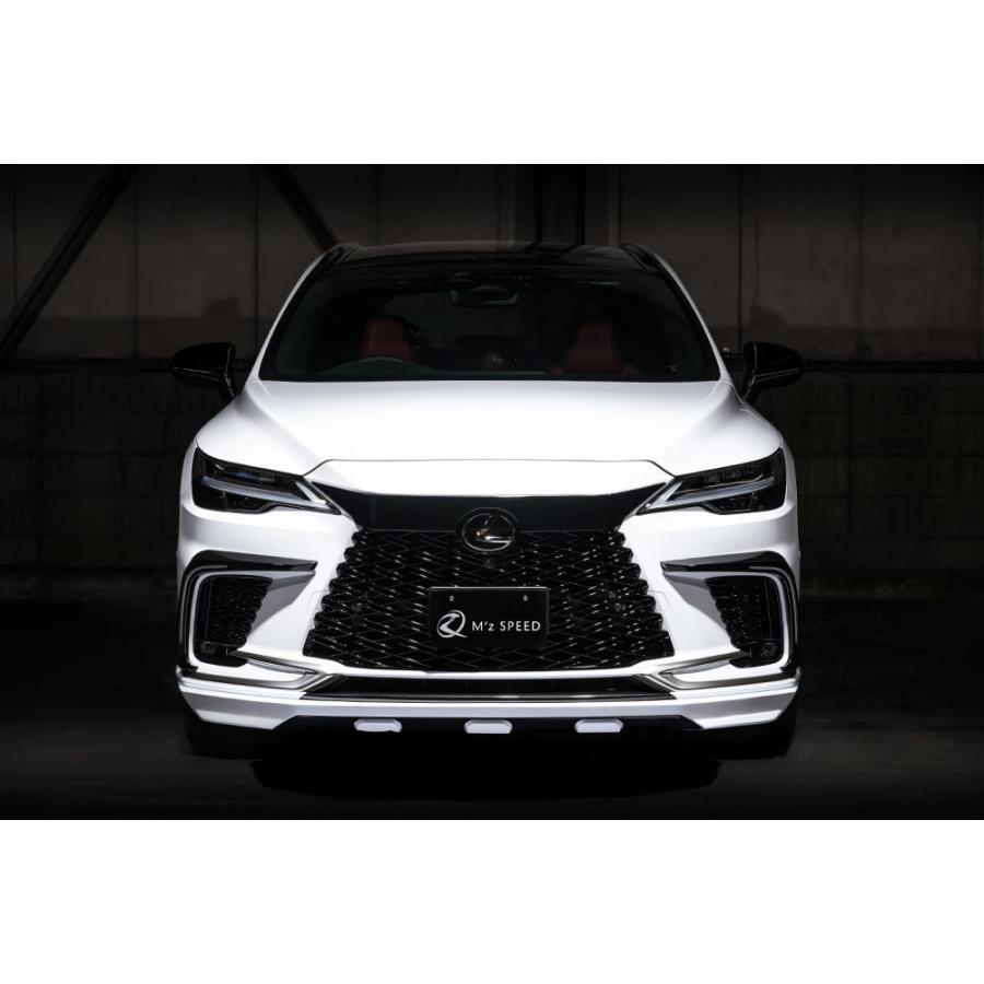 レクサスRX 現行350 500h専用エムズスピードフロントグリルガーニッシュ M'z SPEED 【ピアノブラック仕様】[RX350/RX500h F SPORT]ラヴライン