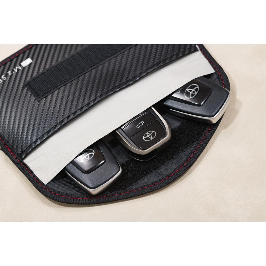 M'z SPEED リレーアタックガードポーチ3 カーボン柄 エムズスピード