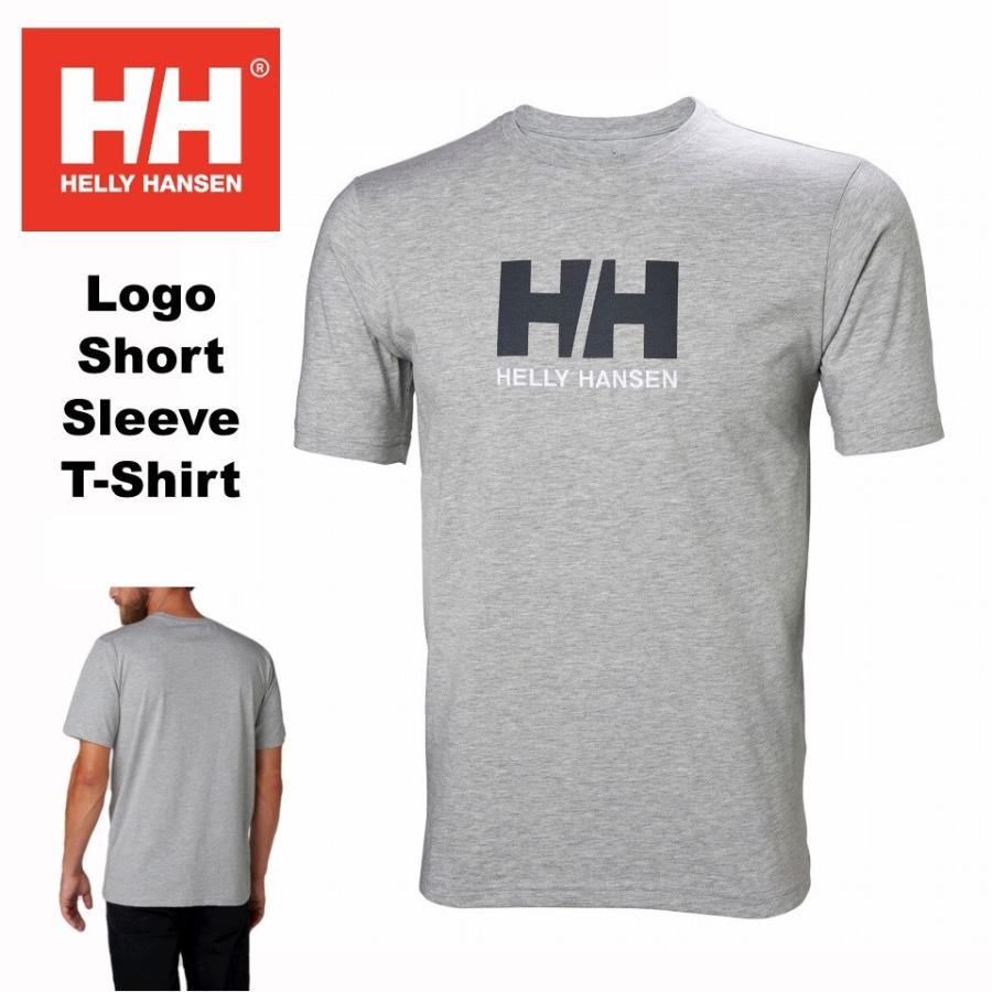 ヘリーハンセン Tシャツ tシャツ ロゴ メンズ トップス 人気 おしゃれ かっこいい 30代 40代 50代 登山 通販 グレー
