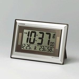 新品未使用　CITIZEN 電波時計［8RZ182-019］ 8RZ182-019 リズム時計工業 電波掛け置き兼用時計 ソーラー電源