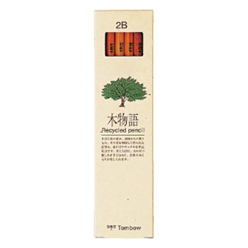 トンボ鉛筆 A-4901991013351 鉛筆木物語 2B : 日本橋CHACHA!ヤフー店