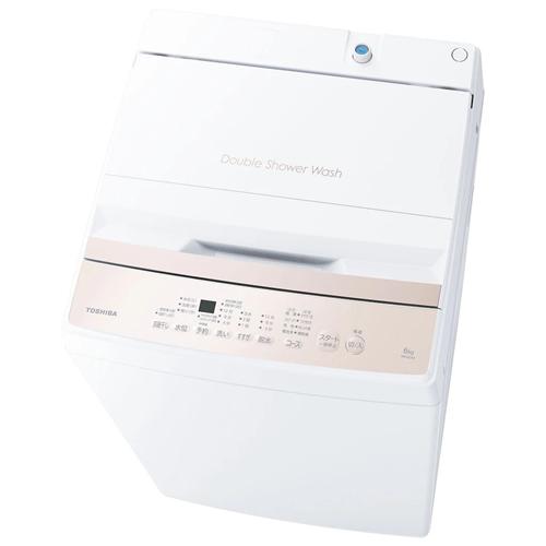 TOSHIBA（東芝） 6.0kg 全自動洗濯機 ピュアホワイト Wシャワー洗浄 