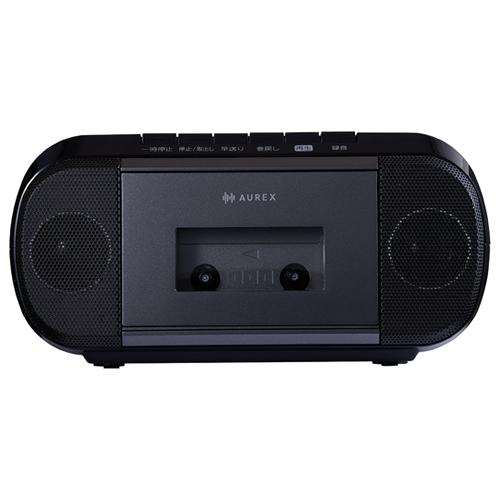 Aurex AX-KCR80-K 東芝 CDラジオカセットレコーダー AUREX ブラック