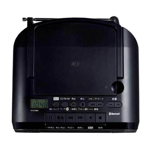 Aurex AX-KCR80-K 東芝 CDラジオカセットレコーダー AUREX ブラック