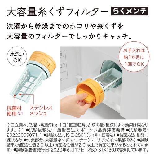 ビッグドラム BD-SX120JR-W 日立 洗濯12kg 乾燥6kg ドラム式洗濯乾燥機