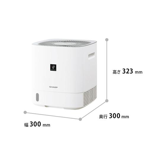 SHARP（シャープ） CV-S60-W デシカント方式 衣類乾燥除湿機 ホワイト