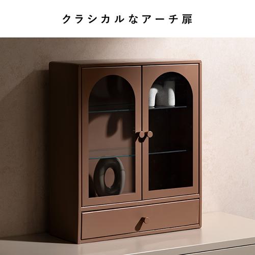 DSP-470-CPK 宮武製作所 ディスプレイケース Muun（ムーン） コーラルピンク Signature Studio ディスプレイ収納 キャビネット_4