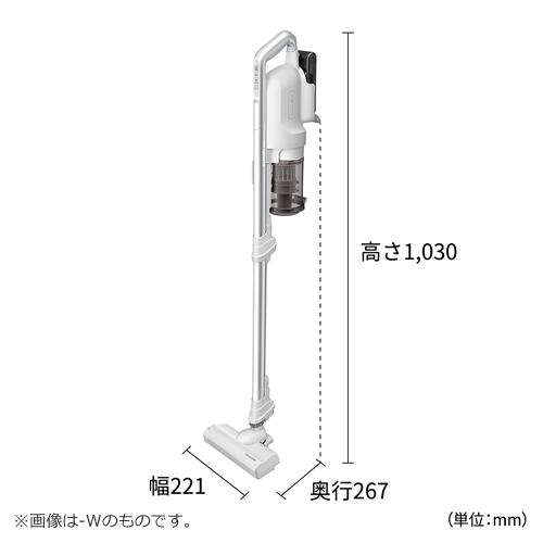 RACTIVE Air EC-SR8-W シャープ コードレススティック掃除機 POWER