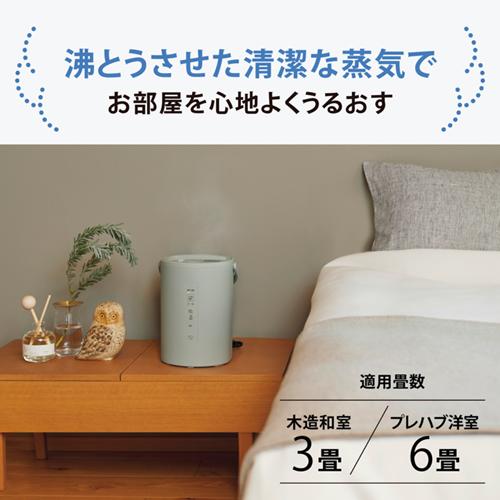 象印（ZOJIRUSHI） EE-MB20-GA スチーム式加湿器 グリーン タンク容量