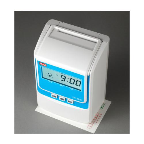 マックス（MAX） ER-80SUW タイムレコーダ ホワイト ER90717 2回印字