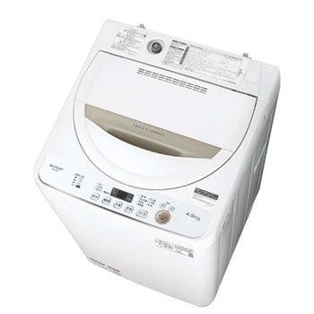 ID 977646  洗濯機シャープ4.5Kg　２０１５年製　ES-GE45P SHARP（シャープ） ES-GE4E-C 洗濯4.5kg 全自動洗濯機 ベージュ系