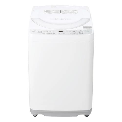 SHARP（シャープ） ES-GE7J-S タテ型全自動洗濯機 シルバー系 洗濯7kg 