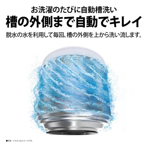 SHARP（シャープ） ES-GE7J-S タテ型全自動洗濯機 シルバー系 洗濯7kg
