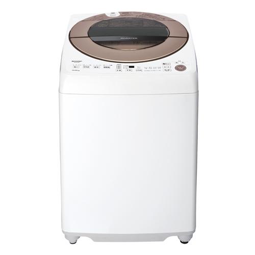 SHARP（シャープ） ES-GV10G-T 10kg 全自動洗濯機 ブラウン系 穴なし