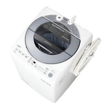 SHARP（シャープ） ES-GV8F-S 洗濯8.0kg 全自動洗濯機 シルバー系 