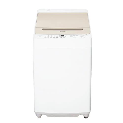 SHARP（シャープ） ES-GV8J-N タテ型全自動洗濯機 ゴールド系 洗濯8kg 