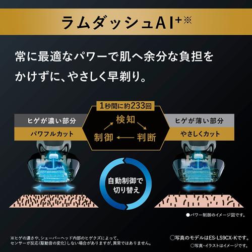 Panasonic ES-LS5Q-K メンズ電気シェーバー ES-LS5Q 概要 - ラムダッシュPRO 6枚刃 | メンズシェーバー（電動