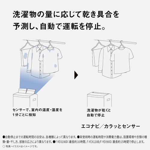 Panasonic（パナソニック） F-YEX200D-W エコ・ハイブリッド方式 衣類
