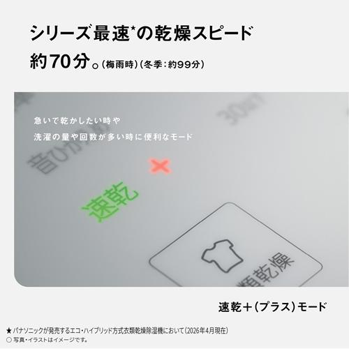 Panasonic（パナソニック） F-YEX200D-W エコ・ハイブリッド方式 衣類