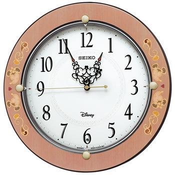 SEIKOSHA 壁掛け時計 クラシック SEIKO（セイコー） FS511P 電波壁掛け時計 大人ディスニー Kiss＆Heart