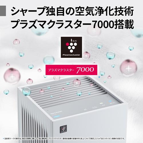 SHARP（シャープ） FU-T40-H 空気清浄機 グレー 〜18畳 コンパクト