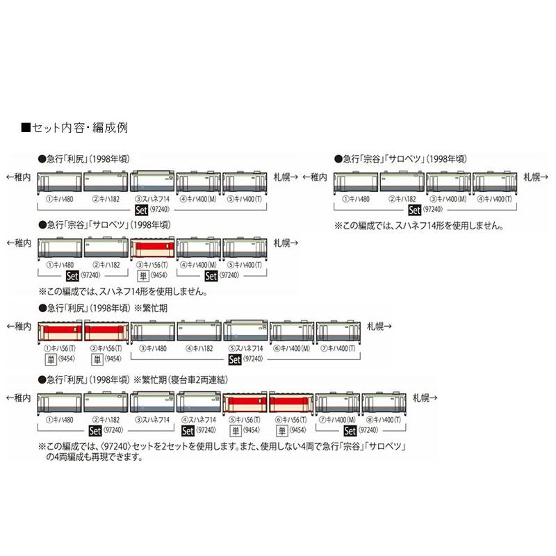トミックス H-4543736972402 JR キハ400系急行ディーゼルカー（利尻