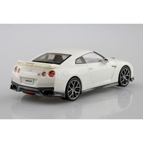 H-4905083056394 アオシマ 1／32 ニッサン NISSAN GT-R(ブリリアントホワイトパール)｜n-chacha｜03