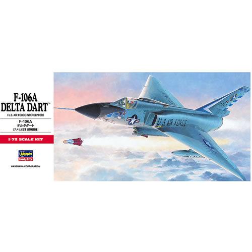 ハセガワ H-4967834013414 1／72 アメリカ空軍 F-106A デルタダート
