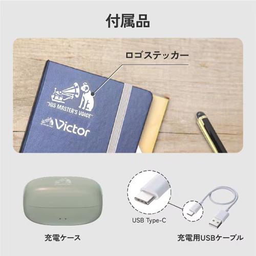 Victor（ビクター） HA-NP1T-AN イヤーカフスタイル完全ワイヤレス