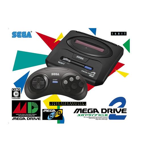 【SEGA】MEGA DRIVE 2　セガ メガドライブミニ2　HAA-2524 セガゲームス HAA-2524 セガ メガドライブミニ2 メガCDタイトルも収録