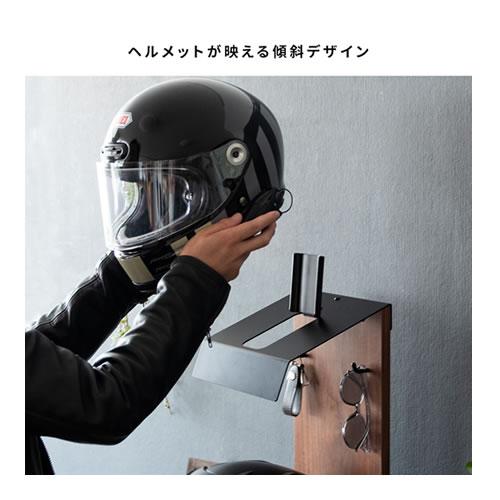 HST-300-WHNT 宮武製作所 ヘルメットディスプレイスタンド GALEA（ガレア） ホワイト×ナチュラルの画像