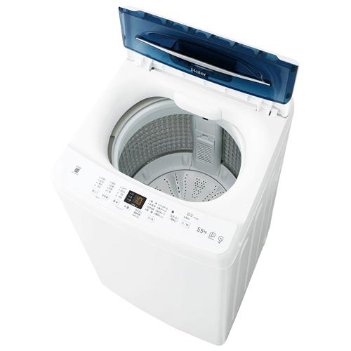 Haier（ハイアール） JW-UD55B-W 5.5kg 全自動洗濯機 ホワイト 洗濯5.5
