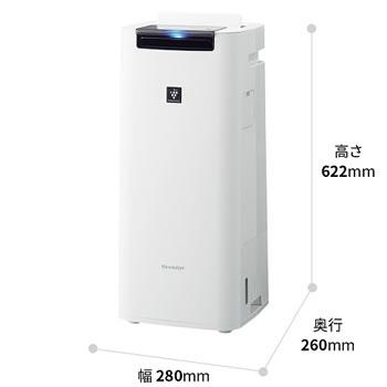 プラズマクラスター KI-RS40-W シャープ 加湿空気清浄機 ホワイト系