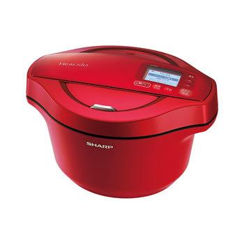 ヘルシオ ホットクック KN-HW24F-R シャープ 水なし自動調理鍋 2.4L