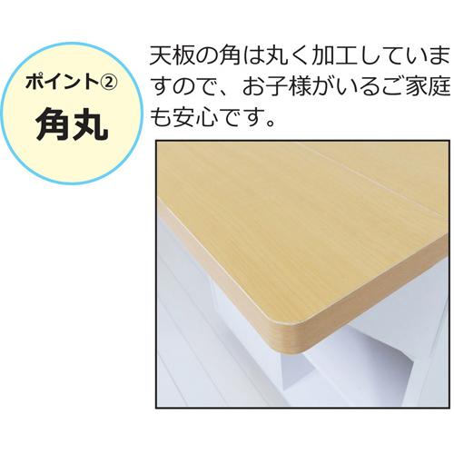 クロシオ KU4954877497530 バタ式キッチンワゴン60 ホワイト クロシオ KU4954877497530 バタ式キッチンワゴン60 ホワイト