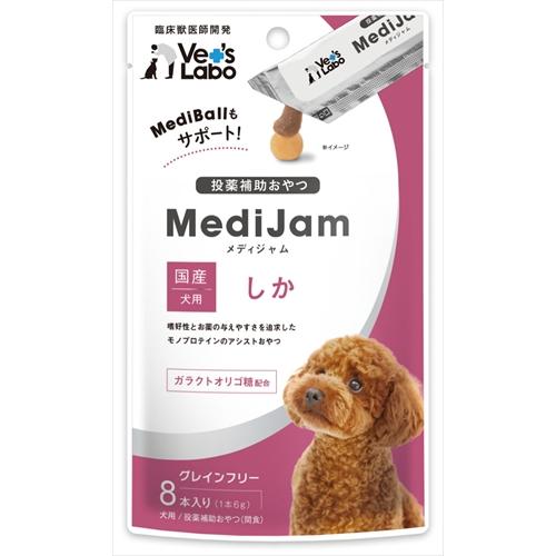 P-4560191498438 ジャパペットコミュニケーションズ メディジャム 犬用 しか  6g×8本入