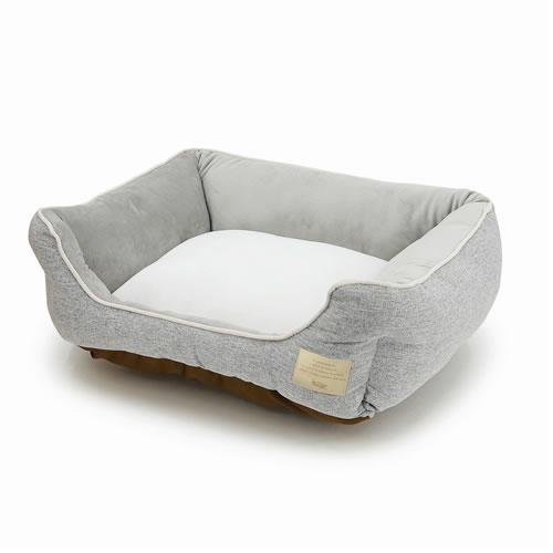 P-4981528820553 ペットプロジャパン Homey オールシーズンスクエアベッド M グレー
