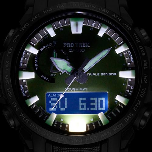 PRO TREK PRW-61Y-3JF カシオ CASIO アナログデジタル腕時計 電波時計