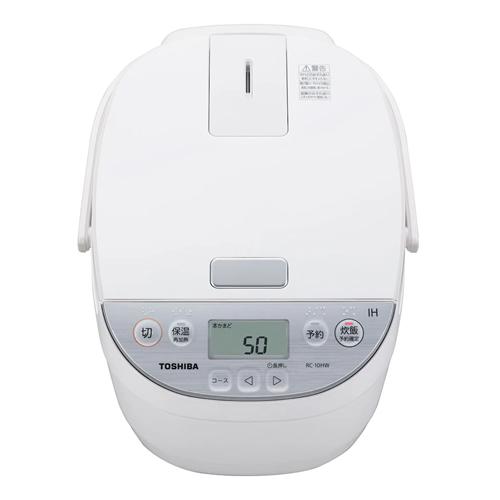 TOSHIBA（東芝） RC-10HW-W IHジャー炊飯器 5.5合炊き ホワイト IH炊飯