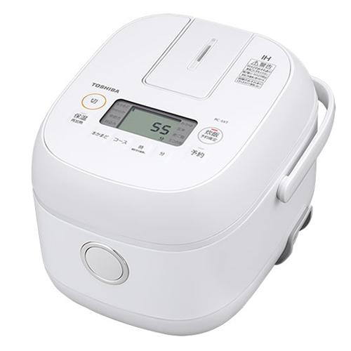 SALE❣️24日迄〖新品・未開封〗TOSHIBA RC-5XT-W 3合 TOSHIBA（東芝） RC-5XT-W 3合 IH炊飯ジャー ホワイト : 日本橋CHACHA