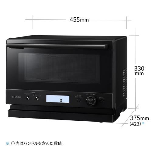 【ほぼ新品】新モデル SHARP PLAINLY RE-WF185-B PLAINLY RE-WF185-B シャープ オーブンレンジ 18L ブラック