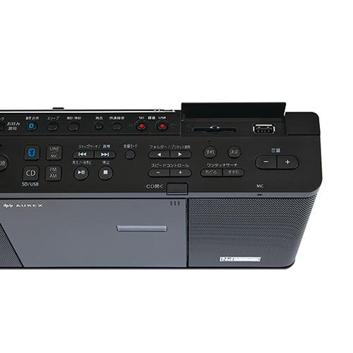 Aurex TY-ANX3-K 東芝 SD／USB／CDラジオ ブラック AUREX ワイドFM対応