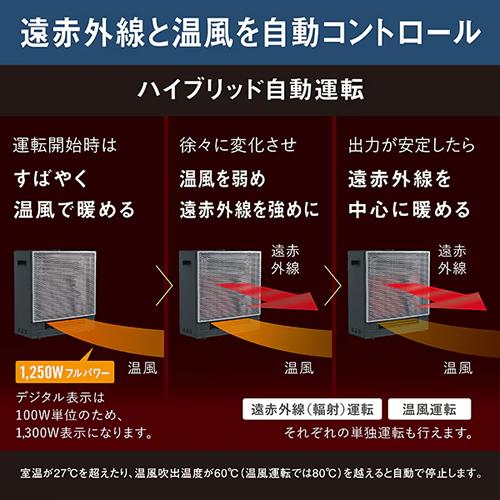 25年最新　ダイキン遠赤外線暖房機 ハイブリッドセラムヒートWRH136AS-H ダイキン WRH136AS-H 遠赤外線暖房機 ハイブリッドセラムヒート