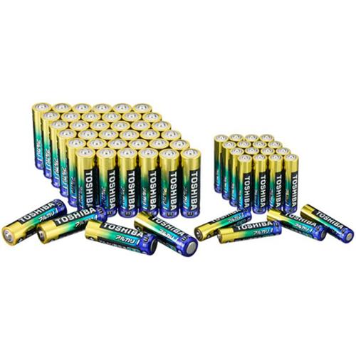 TOSHIBA（東芝） X-JOUBI-SET8 アルカリ単3電池40本 アルカリ単4電池20 