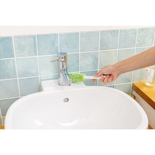 山崎産業 Y-4903180189809 バスボンくん抗菌 おててスッキリブラシ短柄