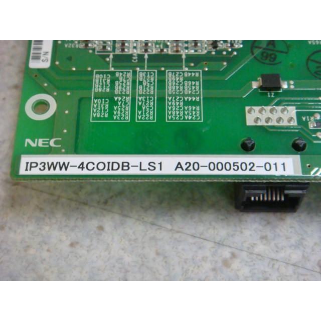 【中古】「非常に良い」IP3WW-4COIDB-LS1 NEC Aspire X　4回線COI増設ユニット ビジネスフォン 中古】NEC AspireX IP3WW−4COIDB−LS1 4回線アナログサブ基板