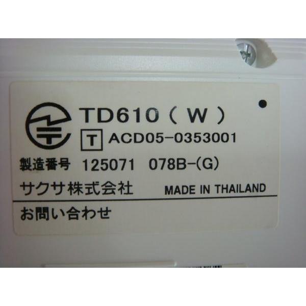 中古】TD610(W) SAXA/サクサ UT700用 18ボタン多機能電話機