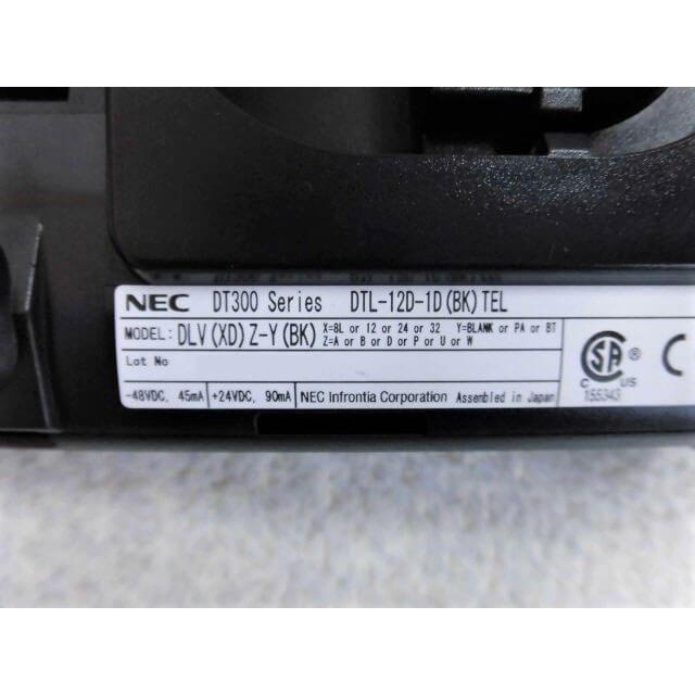 NEC 【中古】DTL-12D-1D(BK)TEL AspireX DT300シリーズ 12ボタン NEC 【中古】DTL-12D-1D(BK)TEL AspireX DT300シリーズ 12ボタン