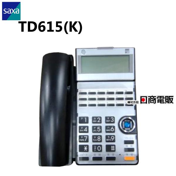【中古】TD615(K) SAXA/サクサ AGREA HM700 18ボタン標準電話機【ビジネスホン 業務用 電話機 本体】｜n-denpans